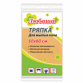 Тряпка ВИСКОЗНАЯ универсальная STANDART, 50х60 см, 120 г/м2, оранжевая, ЛЮБАША, К4118, 605498 за 48 ₽. Тряпки для пола.  Доставка по РФ. Без переплат!