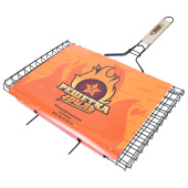 Решетка-гриль универсальная, размер 435х285 мм, глубина 18 мм, оксидированное покрытие, 101404, 701743 за 568 ₽. Решетки-гриль.  Доставка по РФ. Без переплат!