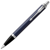 Ручка шариковая PARKER "IM Core Matte Blue CT", корпус темно-синий лак, хромированные детали, синяя, 1931668 за 3&nbsp;049 ₽. Ручки шариковые подарочные.  Доставка по РФ. Без переплат!