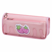 Пенал мягкий ЮНЛАНДИЯ, 2 отделения, полиэстер, "Strawberry shortcake", розовый, 21х9х6 см, 271577 за 359 ₽. Пеналы мягкие.  Доставка по РФ. Без переплат!