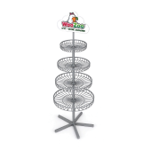 Стойка для игрушек напольная WOOZOO, 185х70 см, 4 вращающиеся корзины, 507863 за 13&nbsp;293 ₽. Стойки и дисплеи.  Доставка по РФ. Без переплат!