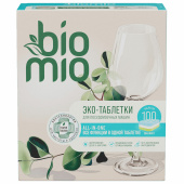 Таблетки для посудомоечной машины 100 шт. BIOMIO "Эвкалипт", 510.73090.0101 за 1 830 ₽. Таблетки, жидкие средства, порошки для мытья посуды в ПММ.  Доставка по РФ. Без переплат!
