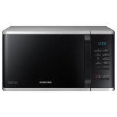 Микроволновая печь SAMSUNG MS23K3513AS/BW, объем 23 л, мощность 800 Вт, механическое управление за 26&nbsp;578 ₽. Микроволновые печи.  Доставка по РФ. Без переплат!