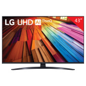 Телевизор LG 43UT81006LA, 43" (108 см), 3840 x 2160, 4K, 16:9, SmartTV, Wi-Fi, черный за 66 286 ₽. Телевизоры.  Доставка по РФ. Без переплат!
