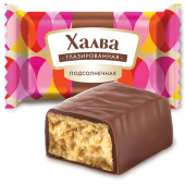 Конфеты глазированные АЗОВСКАЯ "Халва подсолнечная" 1000 г за 622 ₽. Конфеты фасованные.  Доставка по РФ. Без переплат!