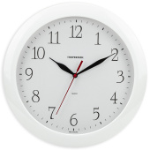 Часы настенные TROYKATIME (TROYKA) 11110113, круг, белые, белая рамка, 29х29х3,5 см за 1 397 ₽. Часы офисные. Доставка по РФ. Без переплат!