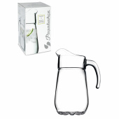 Кувшин прозрачный, объем 1370 мл, фактурное стекло, PASABAHCE "СИЛЬВАНА", фирменная подарочная упаковка, 43334 за 436 ₽. Графины и кувшины.  Доставка по РФ. Без переплат!