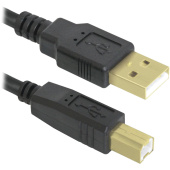 Кабель USB 2.0 AM-BM, 3 м, DEFENDER, 2 фильтра, для подключения принтеров, МФУ и периферии, 87431 за 803 ₽. Кабели USB 2.0 AM-BM. Доставка по РФ. Без переплат!
