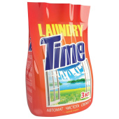 Стиральный порошок-автомат 3 кг, LAUNDRY TIME (Лондри Тайм) за 549 ₽. Стиральные порошки.  Доставка по РФ. Без переплат!