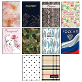 Обложка для паспорта "Cool Mix 3", мягкая вставка изолон, 10 дизайнов ассорти, цветной принт, ПВХ, STAFF, 238860 за 72 ₽. Обложки для паспорта.  Доставка по РФ. Без переплат!