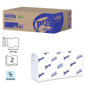 Полотенца бумажные 200 шт., PROtissue (H2) PREMIUM, 2-слойные, белые, КОМПЛЕКТ 21 пачка, 24х21,5 см, Z-сложение, С442 за 2&nbsp;941 ₽. Полотенца бумажные профессиональные.  Доставка по РФ. Без переплат!