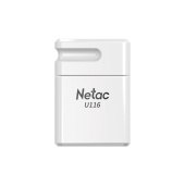 Флеш-диск 64 GB NETAC U116, USB 2.0, белый, NT03U116N-064G-20WH за 1&nbsp;035 ₽. Флеш-диски USB.  Доставка по РФ. Без переплат!