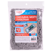 Насадка МОП плоская для швабры/держателя 42 см, карманы, ворсистая микрофибра, LAIMA HOME, 606799 за 484 ₽. Насадки и тряпки для швабр (МОПы).  Доставка по РФ. Без переплат!