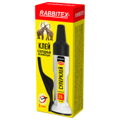 Клей секундный "HQ" суперклей УЛЬТРАПРОЧНЫЙ, ДОЗАТОР + 2 иглы для точечных работ, RABBITEX (РАББИТЕКС) "ДВА СЛОНА", 609807 за 317 ₽. Клей специальный.  Доставка по РФ. Без переплат!