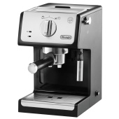 Кофеварка рожковая DELONGHI ECP 33.21/BK, 1100 Вт, объем 1 л, ручной капучинатор, черная, ECP33.21/BK за 19&nbsp;807 ₽. Кофеварки рожковые.  Доставка по РФ. Без переплат!