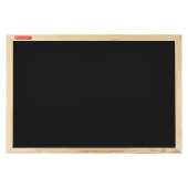 Доска для мела магнитная 30х45 см, черная, деревянная рамка, BRAUBERG "Wood", 238801 за 948 ₽. Доски для письма мелом.  Доставка по РФ. Без переплат!