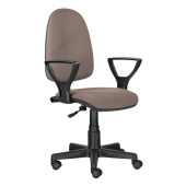 Кресло BRABIX "Prestige Ergo MG-311", регулируемая эргономичная спинка, ткань, бежевое, 531873 за 5&nbsp;337 ₽. Кресла для персонала.  Доставка по РФ. Без переплат!