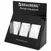 Подставка под письменные принадлежности BRAUBERG, 3 отделения, 34х35х14см, 505922 за 1&nbsp;299 ₽. Подставки, желоба, плакетки.  Доставка по РФ. Без переплат!