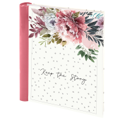 Фотоальбом BRAUBERG "Blossom", на 20 магнитных листов, 23х28 см, твердая обложка, спираль, 391425 за 653 ₽. Фотоальбомы.  Доставка по РФ. Без переплат!