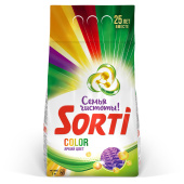 Стиральный порошок-автомат 3 кг, SORTI (Сорти) "Color", 8573-3АХ за 503 ₽. Стиральные порошки.  Доставка по РФ. Без переплат!