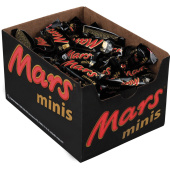 Батончики мини MARS "Minis" шоколадные с нугой и карамелью в молочном шоколаде 1 кг, 56730 за 1 614 ₽. Конфеты фасованные. Доставка по РФ. Без переплат!