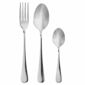 Набор столовых приборов STANDARD 18 шт., 6 персон серебристый нержавеющая сталь, гофрокартон, DASWERK (ДАСВЕРК), 881141 за 1&nbsp;090 ₽. Наборы столовых приборов.  Доставка по РФ. Без переплат!