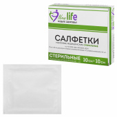 Салфетка марлевая стерильная NEW LIFE КОМПЛЕКТ 10 шт., 12 слоев, 10х10 см, плотность 36 (±2) г/м2, 148326 за 162 ₽. Марля и салфетки марлевые.  Доставка по РФ. Без переплат!