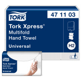 Полотенца бумажные (1 пачка, 190 листов) TORK (H2) UNIVERSAL, 2-слойные, цвет натуральный, 23,4х21,3 см, Z-сложение, 471103 за 792 ₽. Полотенца бумажные профессиональные.  Доставка по РФ. Без переплат!