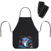 Накидка фартук с нарукавниками для труда ПИФАГОР, 1 карман, 46х54 см, "Angry shark", 272460 за 179 ₽. Фартуки для уроков труда.  Доставка по РФ. Без переплат!