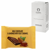 Шоколад порционный O'ZERA "Milk & Almonds" с миндалем и соленой карамелью, 1,2 кг, РРХ544 за 2 463 ₽. Шоколад.  Доставка по РФ. Без переплат!