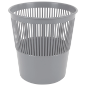 Корзина для бумаг BRAUBERG сетчатая, 9 л, серая, 237002 за 171 ₽. Корзины для бумаг.  Доставка по РФ. Без переплат!