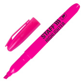 Текстовыделитель STAFF "Manager" HL-238, РОЗОВЫЙ, линия 1-3 мм, 151241 за 10 ₽. Текстовыделители.  Доставка по РФ. Без переплат!