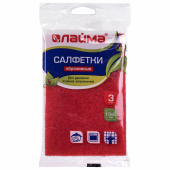 Губки-салфетки АБРАЗИВНЫЕ 130х90х5 мм, КОМПЛЕКТ 3 шт., от стойких загрязнений, LAIMA, К6013, 601564 за 22 ₽. Салфетки хозяйственные.  Доставка по РФ. Без переплат!