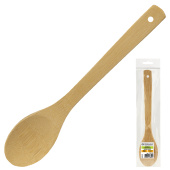 Ложка поварская бамбук, 30 см, PRIMAURA (ПРИМАУРА) CLASSIC, натуральный цвет, 702350 за 56 ₽. Наборы кухонных принадлежностей.  Доставка по РФ. Без переплат!