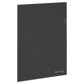 Папка-уголок прозрачная А4 BRAUBERG UNIVERSAL, черная, 0,10 мм, со штрихкодом, 273046 за 11 ₽. Папки-уголки пластиковые.  Доставка по РФ. Без переплат!