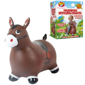 Попрыгун надувной "Лошадка", 57х28х50 см, ПВХ, насос, JOLLY JOT (ДЖОЛЛИ ДЖОТ), 666123 за 1&nbsp;092 ₽. Мячи детские.  Доставка по РФ. Без переплат!