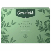 Чай GREENFIELD "Natural Tisane", ассорти 6 вкусов, НАБОР 30 пакетиков, 1844-10 за 491 ₽. Чайные подарочные наборы.  Доставка по РФ. Без переплат!