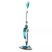 Паровая швабра KITFORT KT-1003, 1500 Вт, 1 бар, объем 0,38 л, 2 в 1, 11 насадок, белая, КТ-1003 за 11 288 ₽. Паровые швабры (полотеры).  Доставка по РФ. Без переплат!