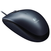 Мышь проводная LOGITECH M90, USB, 2 кнопки + 1 колесо-кнопка, оптическая, черная за 612 ₽. Мыши проводные компьютерные.  Доставка по РФ. Без переплат!