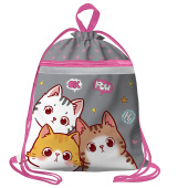 Мешок для обуви BRAUBERG, с петлей, светоотражающая полоса, 2 отделения, 46х36 см, "Hi there", 273449 за 361 ₽. Мешки для обуви.  Доставка по РФ. Без переплат!