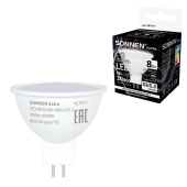 Лампа светодиодная SONNEN EXTRA, 8 (70) Вт, GU5.3, софит, нейтральный белый, 30000 ч, LED MR16-8W-4000-GU5.3, 457917 за 58 ₽. Лампы светодиодные.  Доставка по РФ. Без переплат!