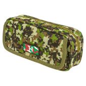 Пенал BRAUBERG для мальчиков, 1 отделение, органайзер, мягкий, "Military", зеленый, 21х5х9 см, 228990 за 423 ₽. Пеналы мягкие.  Доставка по РФ. Без переплат!