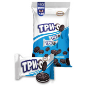 Печенье АККОНД "Трио" какао с начинкой со вкусом пломбира, 460 г, 207000416360003 за 304 ₽. Печенье, крекеры, сухари и сушки.  Доставка по РФ. Без переплат!