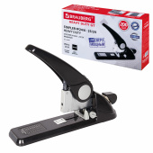 Степлер МОЩНЫЙ №24/6-23/24 BRAUBERG "Heavy duty GT", до 200 листов, черный, 220940 за 4&nbsp;662 ₽. Степлеры мощные.  Доставка по РФ. Без переплат!