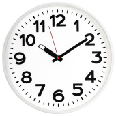 Часы настенные TROYKATIME (TROYKA) 78771783, круг, белые, белая рамка, 30,5х30,5х3,5 см за 899 ₽. Часы офисные.  Доставка по РФ. Без переплат!