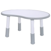 Стол детский BRABIX KIDS CT-002, растущий, 2-8 лет, пластик белый + серый, 533296 за 4&nbsp;211 ₽. Столы детские.  Доставка по РФ. Без переплат!