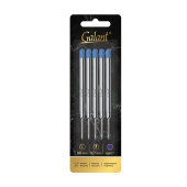 Стержень шариковый тип PARKER, СИНИЕ, КОМПЛЕКТ 5 ШТ., пишущий узел 0,7 мм, блистер, GALANT, 170388 за 165 ₽. Стержни для ручек шариковых.  Доставка по РФ. Без переплат!