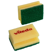 Губки VILEDA PROFESSIONAL профильные "Средняя жесткость" КОМПЛЕКТ 10 шт., желтые, ЗЕЛЕНЫЙ абразив, 9,5х7х4,5 см, 125604 за 1&nbsp;167 ₽. Губки хозяйственные.  Доставка по РФ. Без переплат!