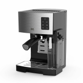 Кофеварка рожковая BQ (БИ-КЬЮ) CM9002, 1450 Вт, объем 1,4 л, 19 бар, автоматический капучинатор, стальная, 86195028 за 22 334 ₽. Кофеварки рожковые.  Доставка по РФ. Без переплат!