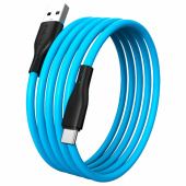 Кабель S21 USB – Type-C, 1 м, 3 А, SMARTBUY, для зарядки и передачи данных, синий, 93393, iK-3112-S21bb за 247 ₽. Кабели USB - MicroUSB/Apple/Type-C.  Доставка по РФ. Без переплат!